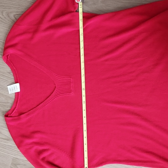 jms long sleeve red sweater 4x(26w-28w) - Picture 9 of 10
